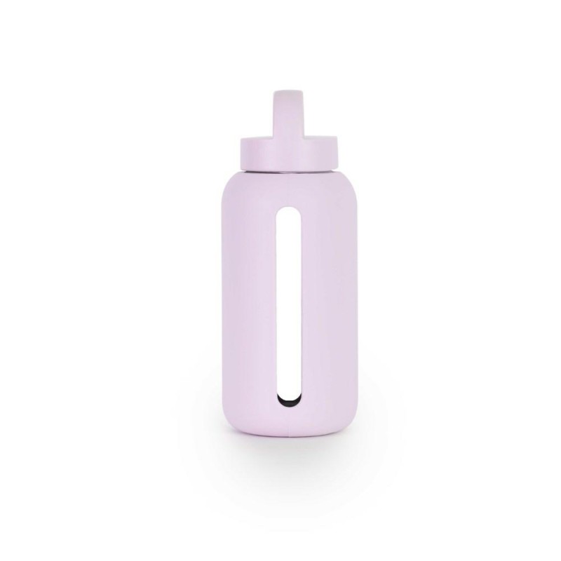 Bink - Szklana butelka do monitorowania dziennego nawodnienia Day Bottle 800ml - Lilac