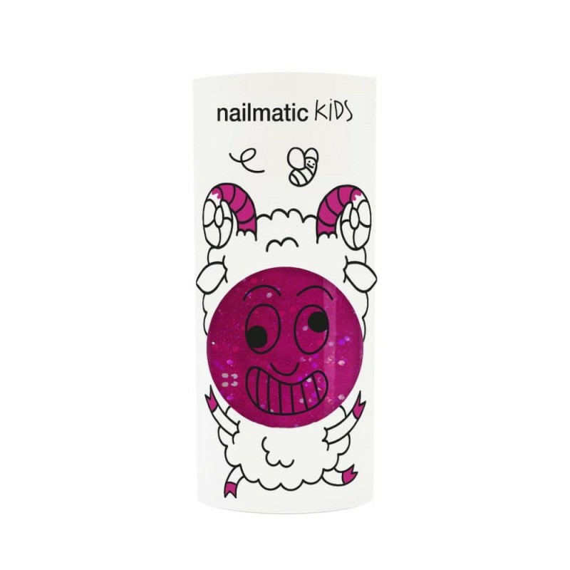 Nailmatic - Lakier do paznokci na bazie wody Sheepy - Mieniący się róż