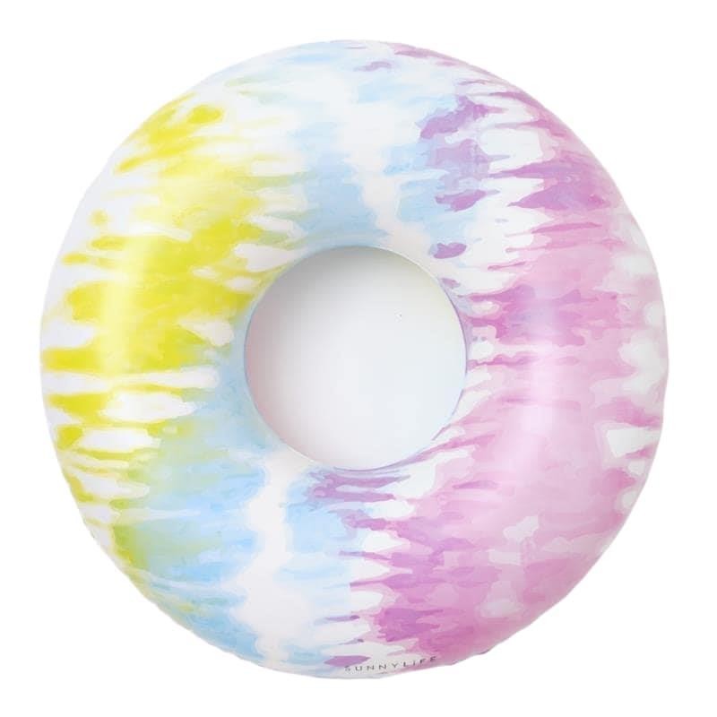 Sunnylife - Dmuchane koło do pływania 105cm - Tie Dye Sorbet