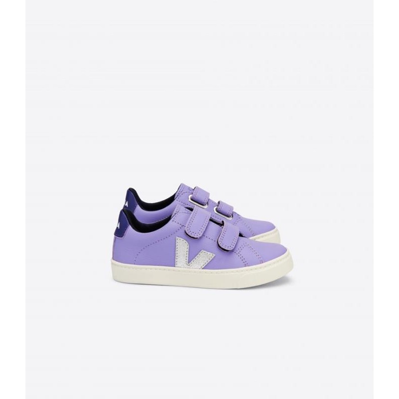 Veja - Sneakersy Esplar chromefree - Lavande Silver Purple