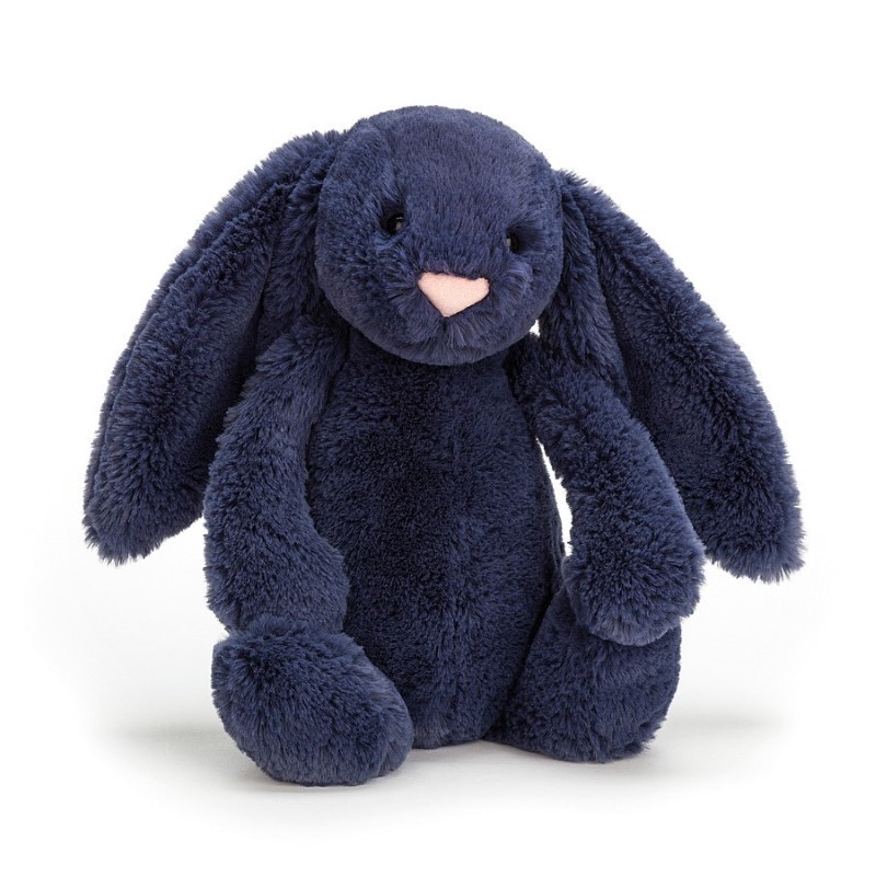 Jellycat - Przytulanka Bashful Królik 18cm - granatowy