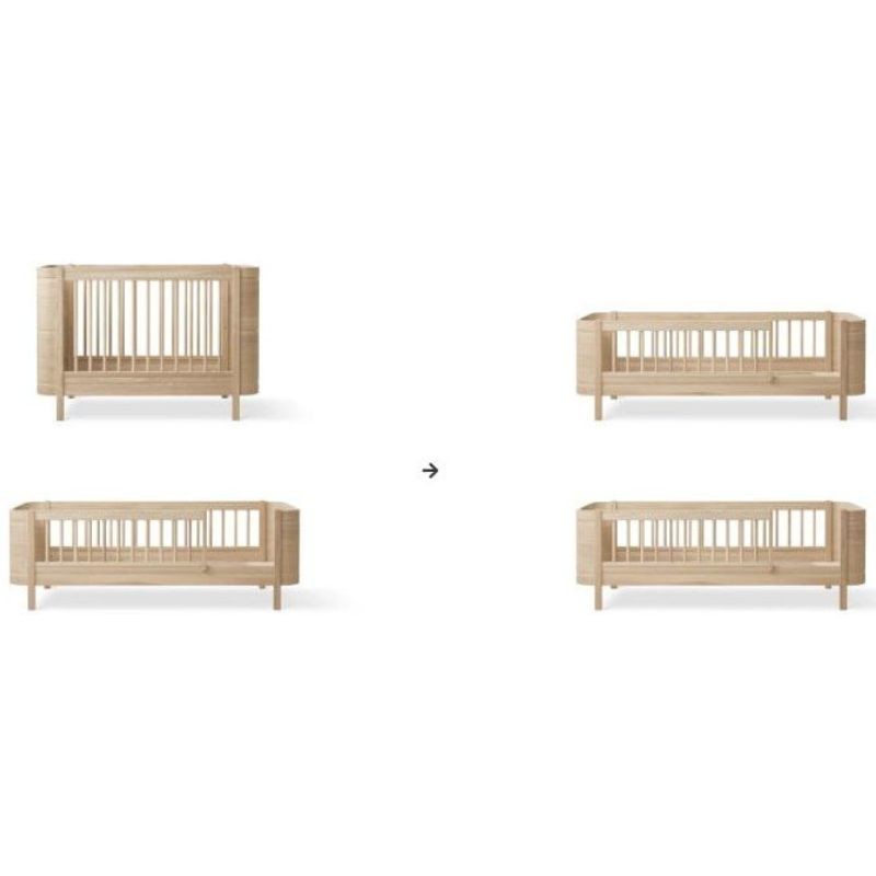 Oliver Furniture - Zestaw do rozbudowy łóżeczka Mini+ i Junior Kit - Oak