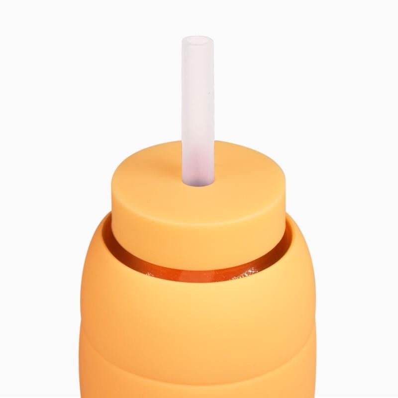 Bink - Silikonowa nasadka ze słomką do butelek Day/Mama Bottle 800ml - melon