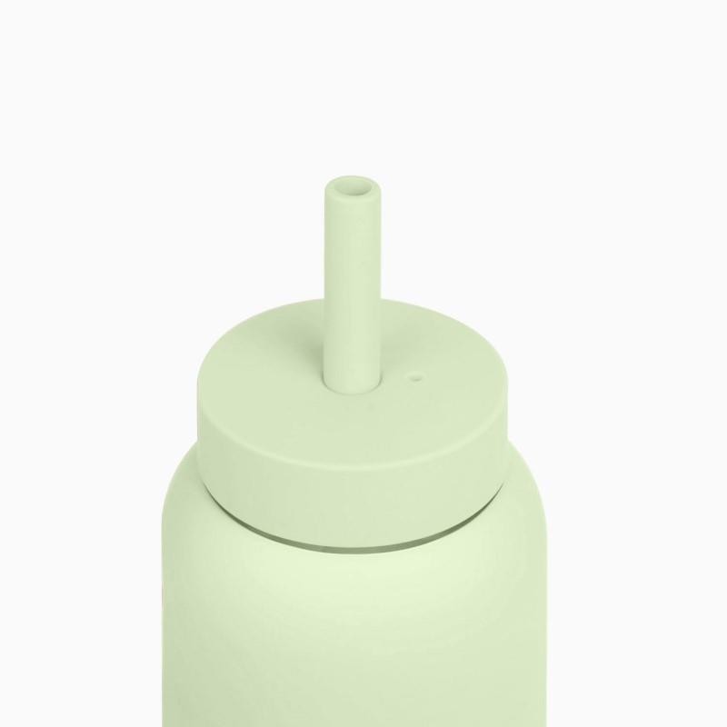 Bink - Silikonowa nasadka ze słomką do butelek Mini Bottle 500ml - matcha