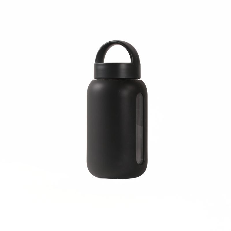 Bink - Szklana butelka na wodę Mini Bottle 500ml - black