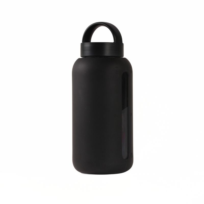 Bink - Szklana butelka do monitorowania dziennego nawodnienia Day Bottle 800ml - black