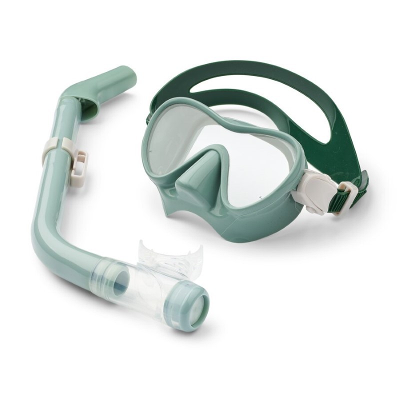 Liewood - Zestaw do nurkowania Jacques Snorkel Set - Peppermint mix