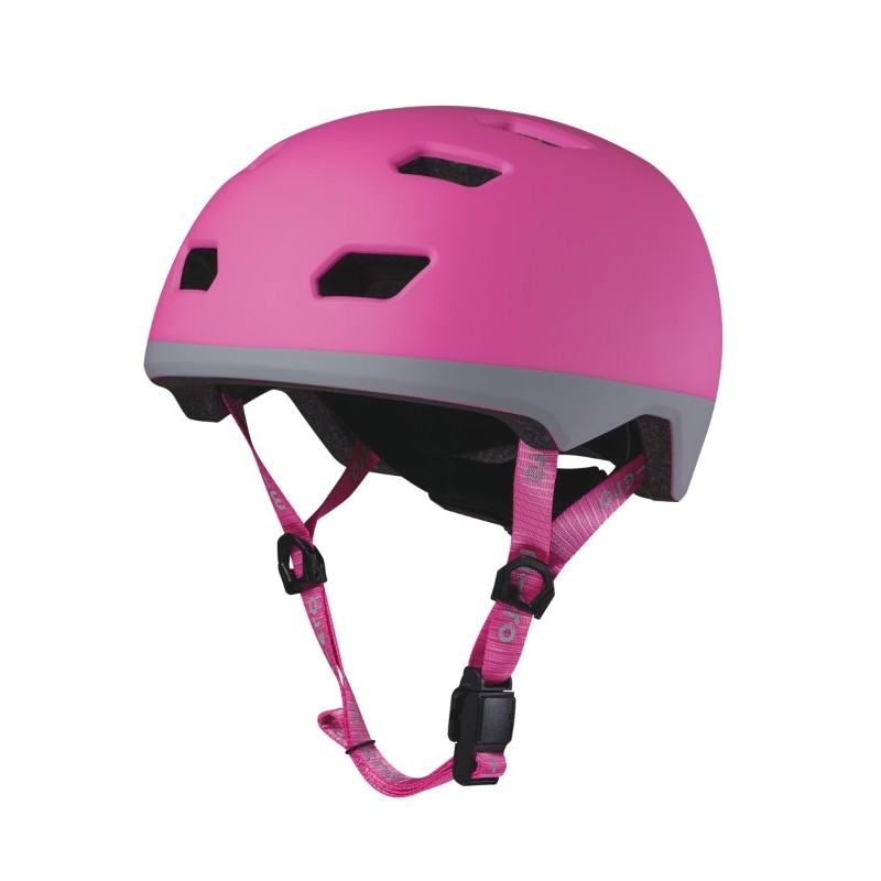 Micro - Kask dziecięcy S (48-53 cm) - neonowy różowy