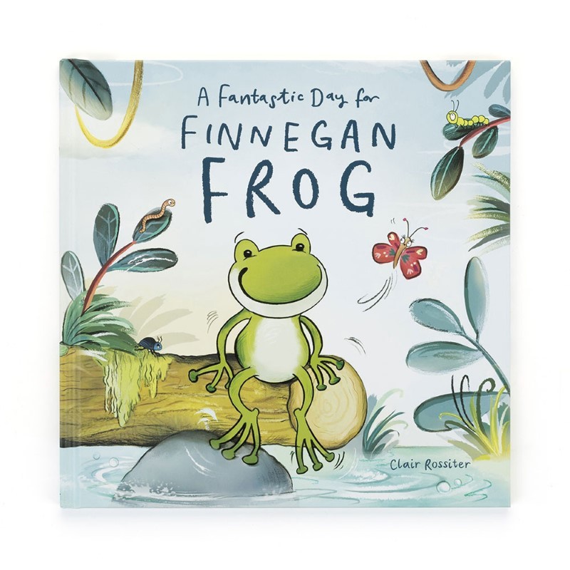 Jellycat - Książeczka dla dzieci "A Fantastic Day for Finnegan Frog"