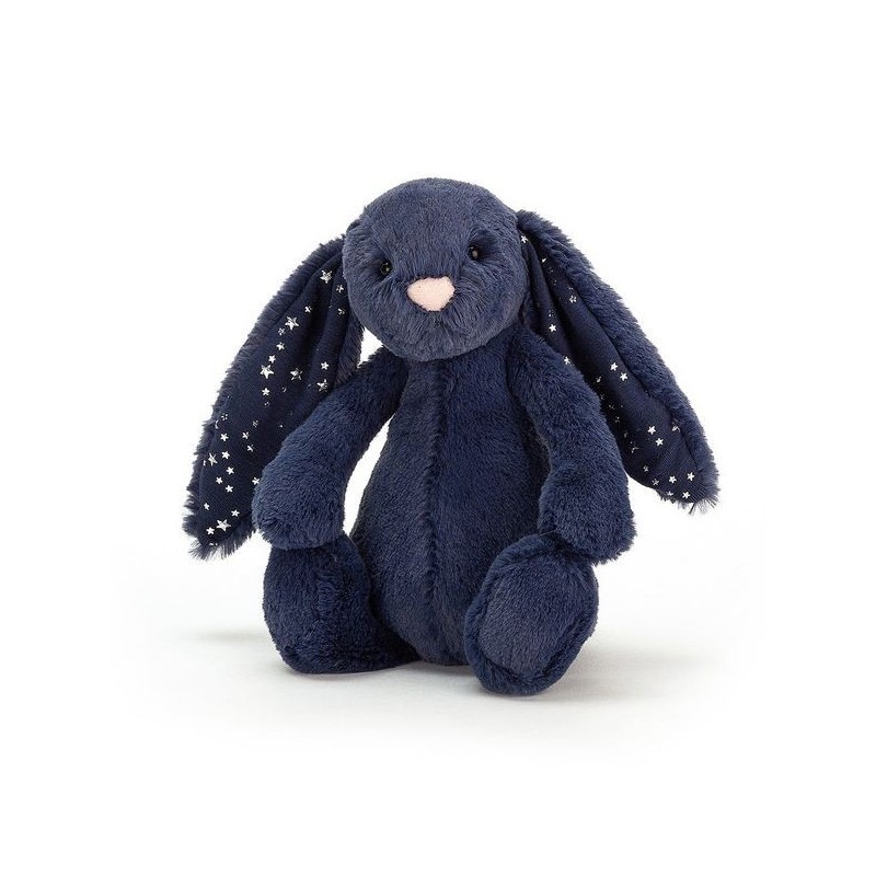 Jellycat - Króliczek Gwiazdkowe Uszy Granatowy 31 cm