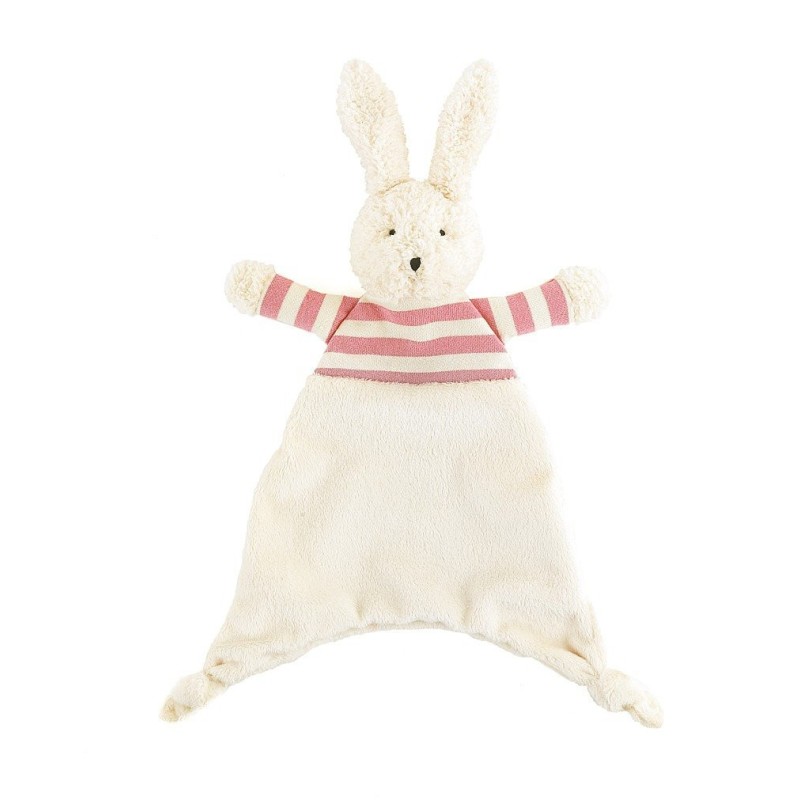 Jellycat - Króliczek Szmatka Przytulanka Kremowo - Różowy 23 cm