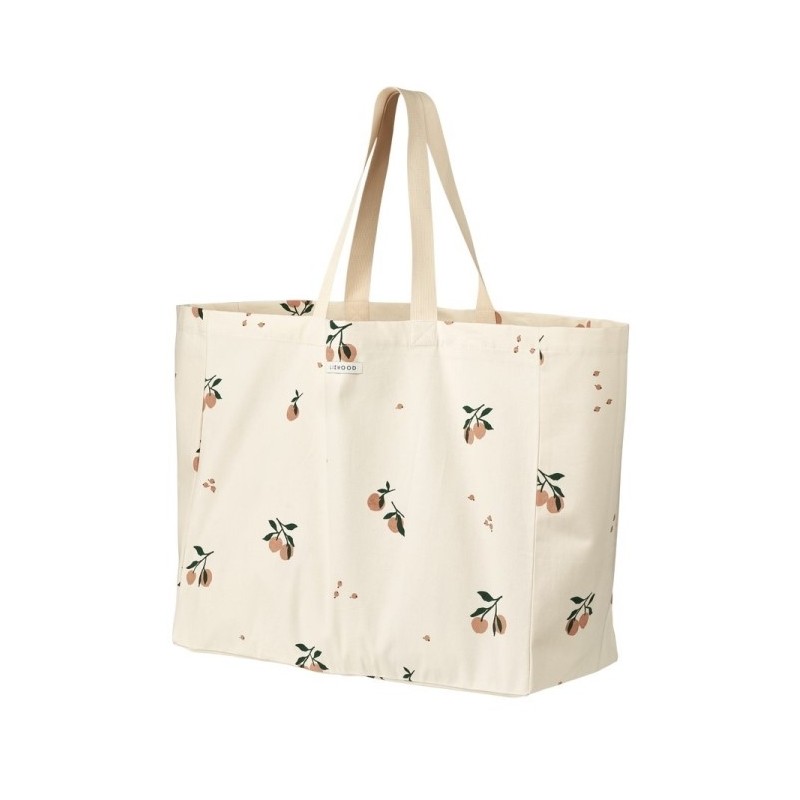 Liewood - Duża torba na ramię Tote Bag Maxi - Peach/Sea shell