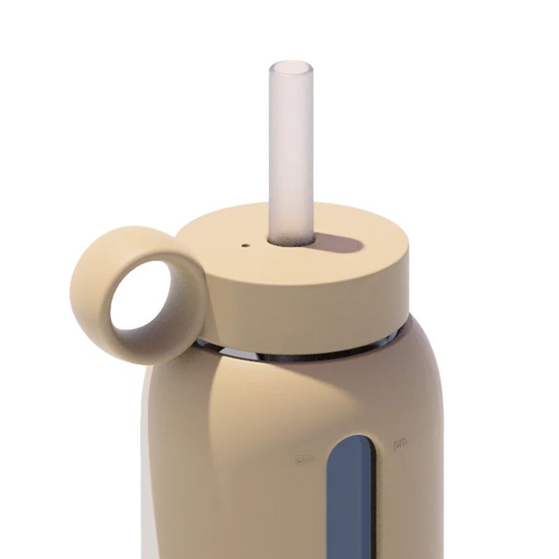 Bink - Nasadka z silikonową słomką Carry Cap do butelek Day Bottle 600ml - sand