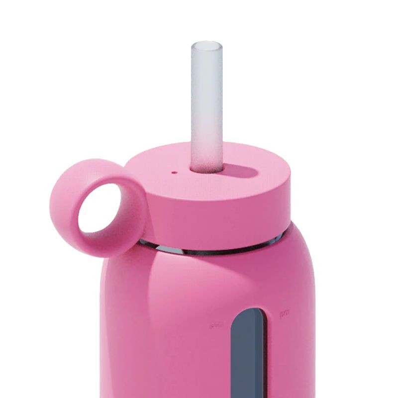 Bink - Nasadka z silikonową słomką Carry Cap do butelek Day Bottle 600ml - bubblegum