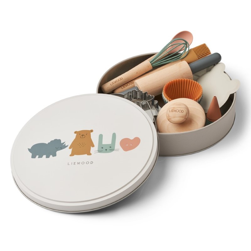 Liewood - Zestaw do pieczenia dla dzieci Gaspard Baking Set - Sandy multi mix