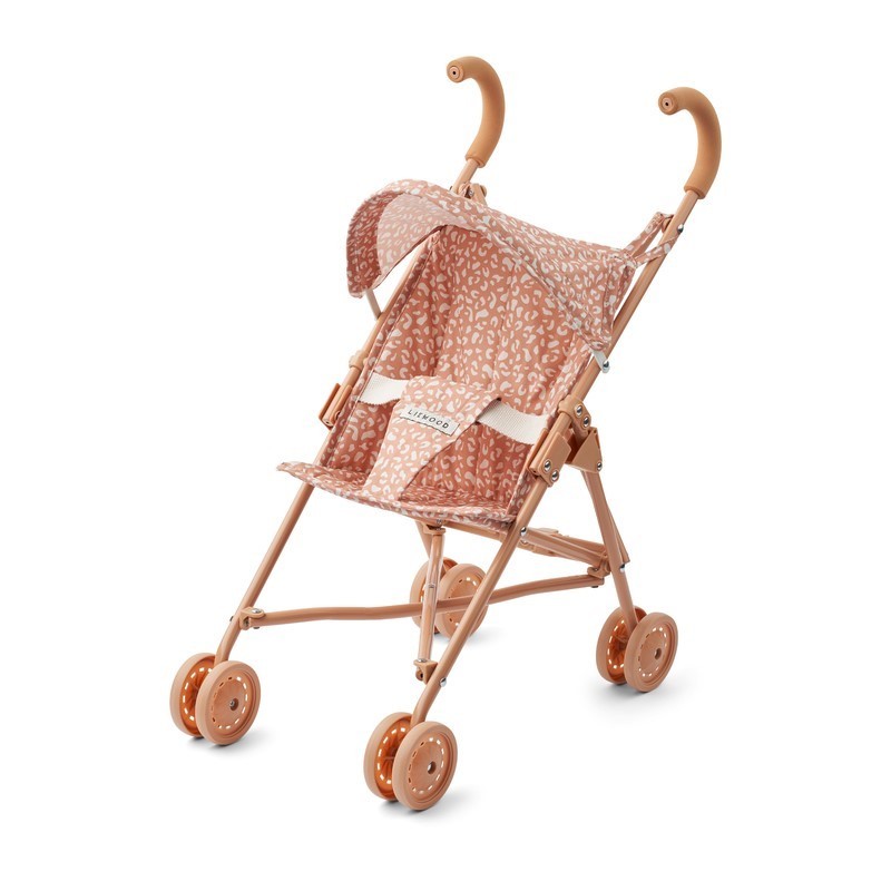 Liewood - Wózek spacerówka dla lalek Elsie Doll Stroller - Mini leo/Tuscany rose