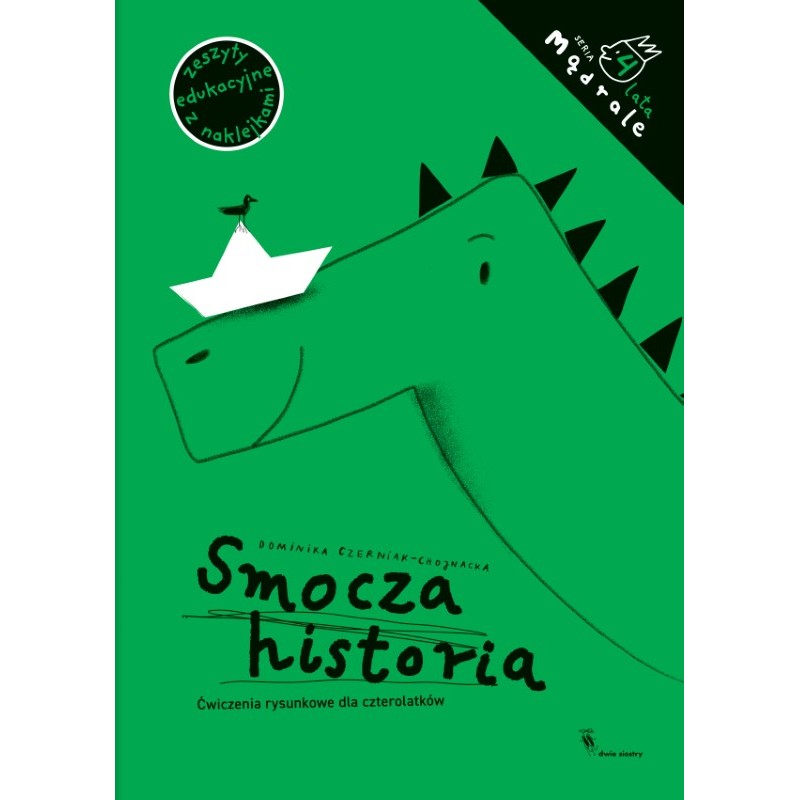 Książka - Smocza historia. Ćwiczenia rysunkowe dla czterolatków. Mądrale