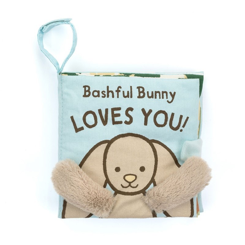 Jellycat - Książeczka sensoryczna dla dzieci "Bashful Bunny Loves You"