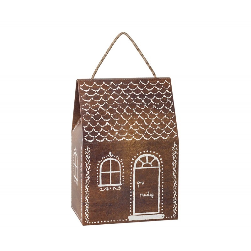 Maileg - Papierowa torebka na prezenty, domek z piernika Gingerbread House