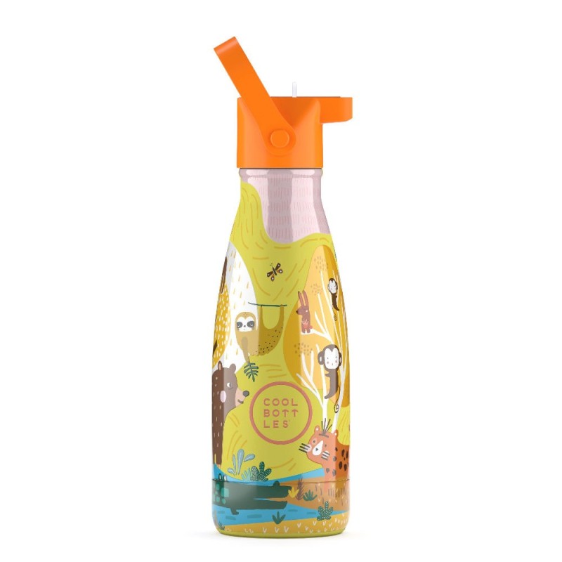 Cool Bottles - Butelka termiczna Kids 260 ml Triple cool Jungle park