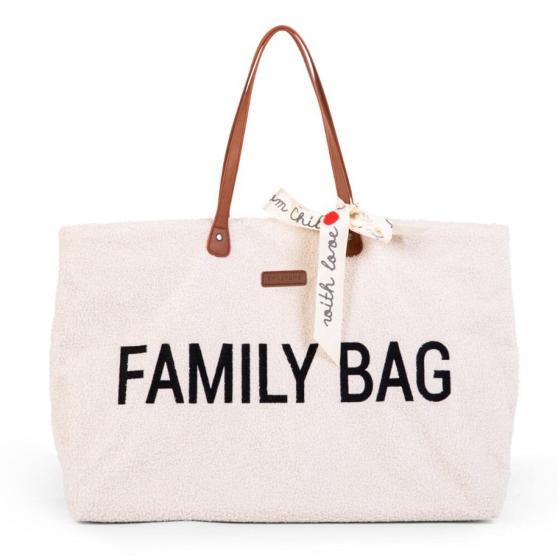 Childhome - Torba Family Bag Teddy Bear White