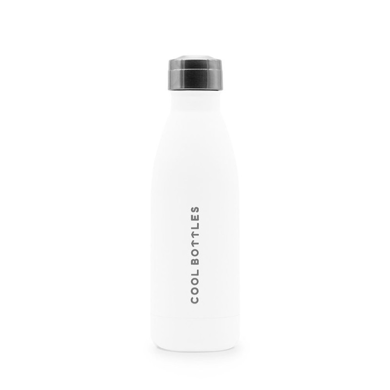 Cool Bottles - Butelka termiczna 350 ml Triple cool Mono White