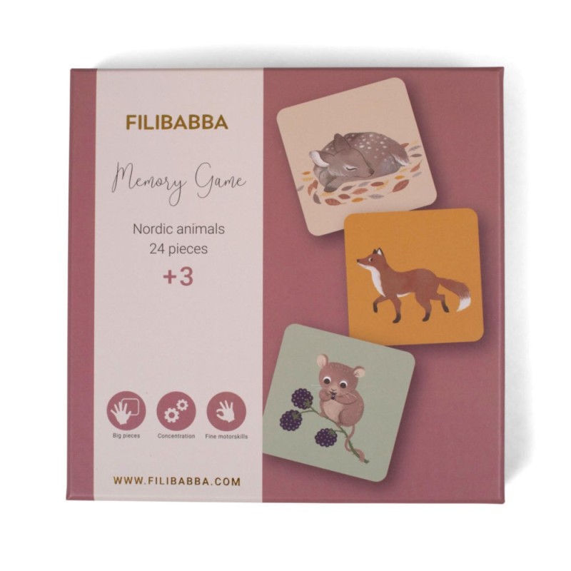 Filibabba - Gra Memory Nordic animals