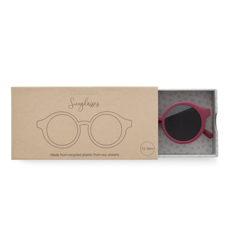 Filibabba - Dziecięce okulary przeciwsłoneczne (1-3 l) UV400 Rose