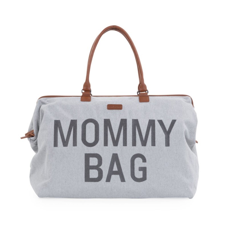 Childhome - Torba Mommy bag Kanwas Szara