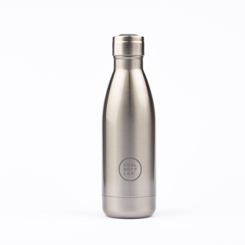 Cool Bottles - Butelka termiczna 350 ml Triple cool Metallic Silver