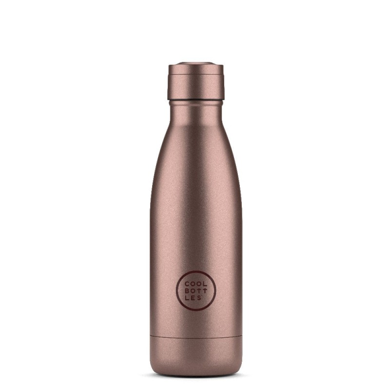 Cool Bottles - Butelka termiczna 350 ml Triple cool Metallic Rose