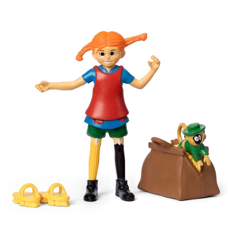 Pippi - Figurka Pippi Langstrumpf z walizką