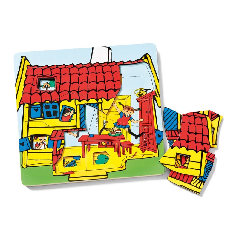 Pippi - Puzzle Warstwowe Pippi Langstrumpf