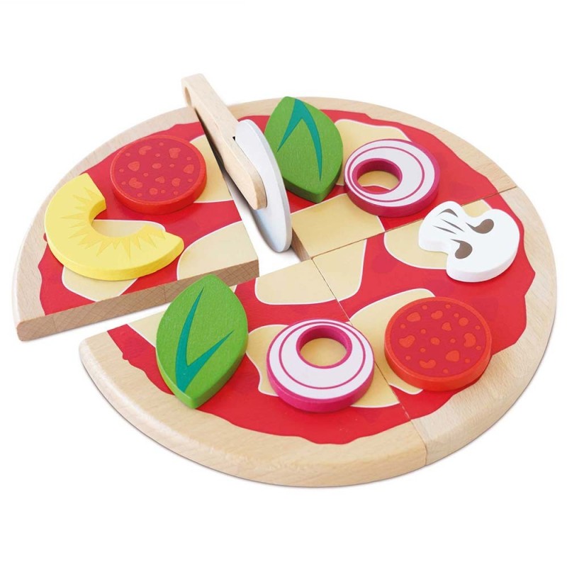 Le Toy Van - Pizza drewniana z dodatkami