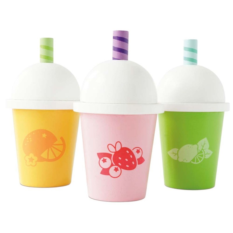 Le Toy Van - Smoothie i sok z litego drewna – 3 sztuki