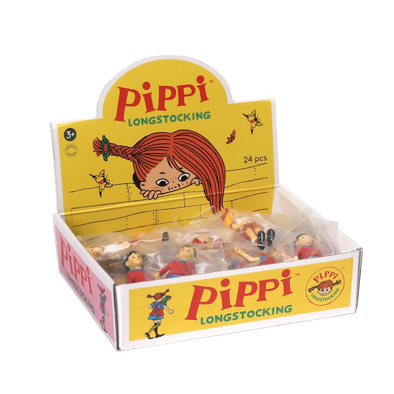 Pippi - Zestaw figurek Pippi w kartonie 24 PCS