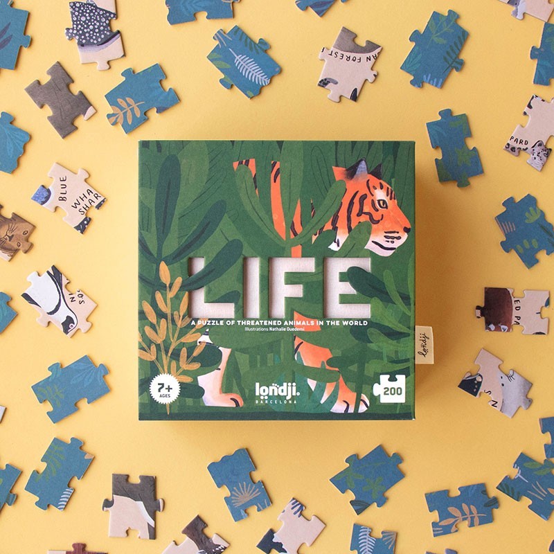 Londji - Puzzle Life - zagrożone gatunki zwierząt