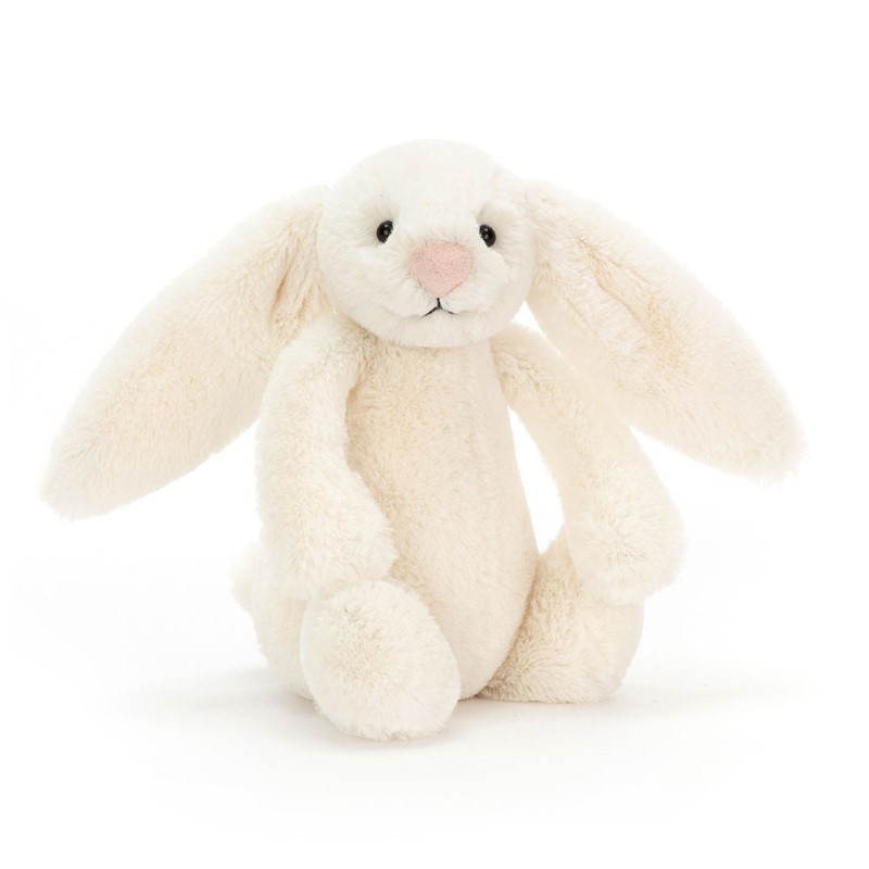 Jellycat - Przytulanka Bashful Królik 18cm - kremowy