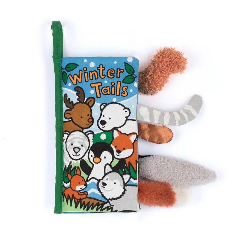 Jellycat - Książeczka sensoryczna dla dzieci "Winter Tails"