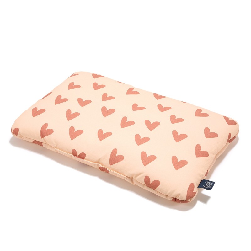 La Millou - Poduszka do spania Bamboo HEARTBEAT PINK