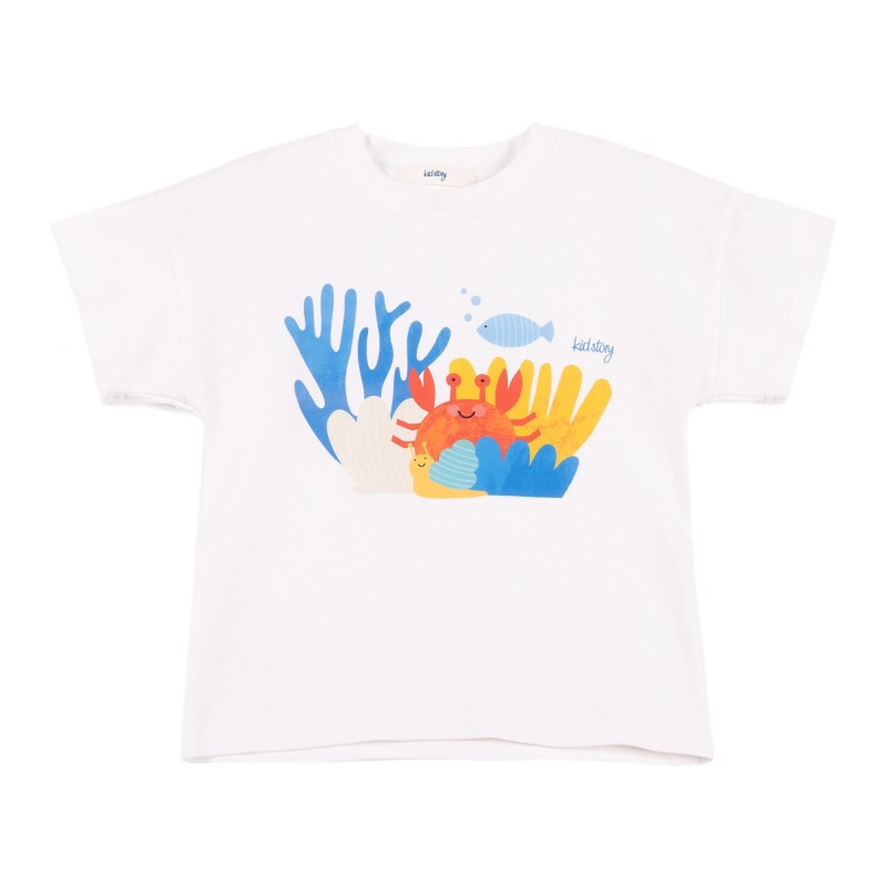 Kid Story - T-shirt z bawełny organicznej, underwater world