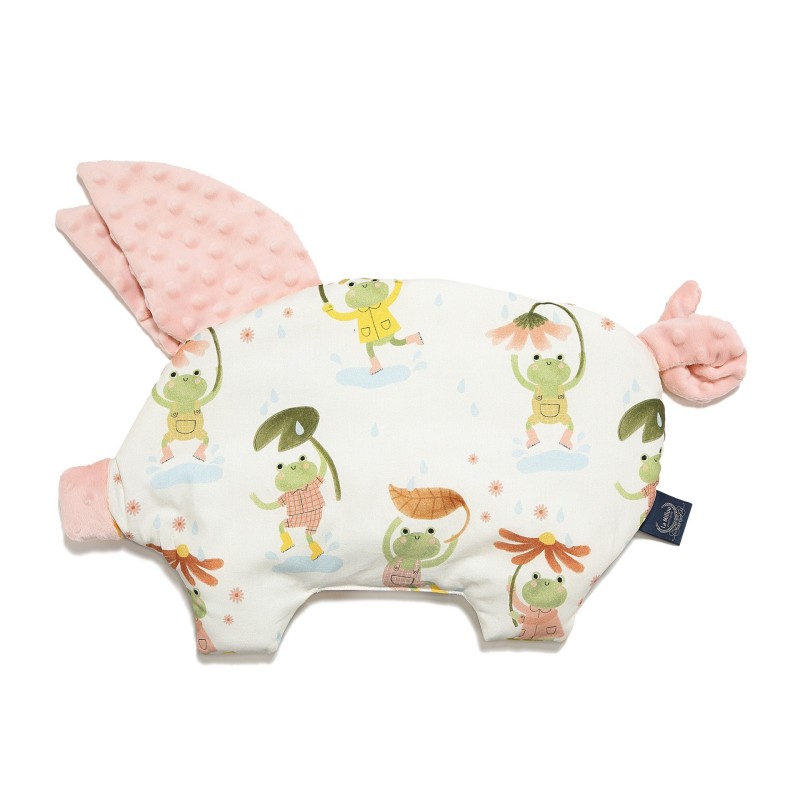 La Millou - Poduszka Sleepy Pig Minky FROGS