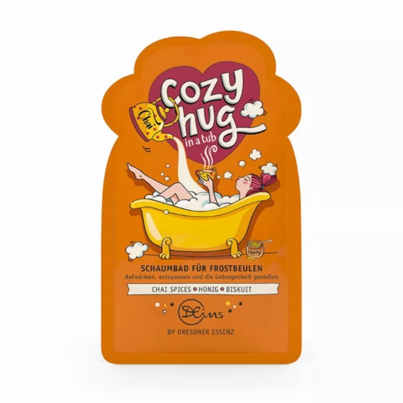 Dresdner Essenz - Naturalny płyn do kąpieli, kąpiel bąbelkowa (40ml) - COZY HUG IN A TUB