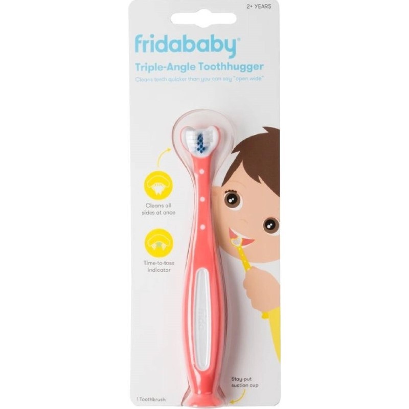 Frida Baby - Tooth Hugger 3D, szczoteczka do zębów - różowa