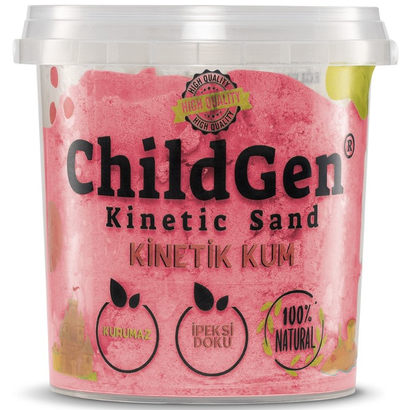 ChildGen - Naturalny piasek kinetyczny 500g, różowy