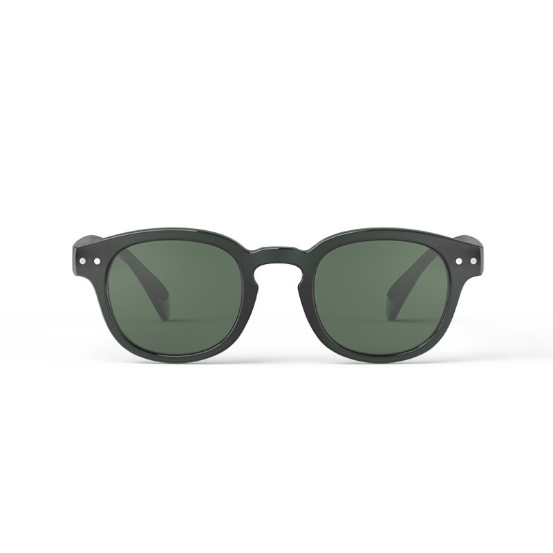 Izipizi - Okulary przeciwsłoneczne SUN Junior (5-10 lat) C Bakelite Green