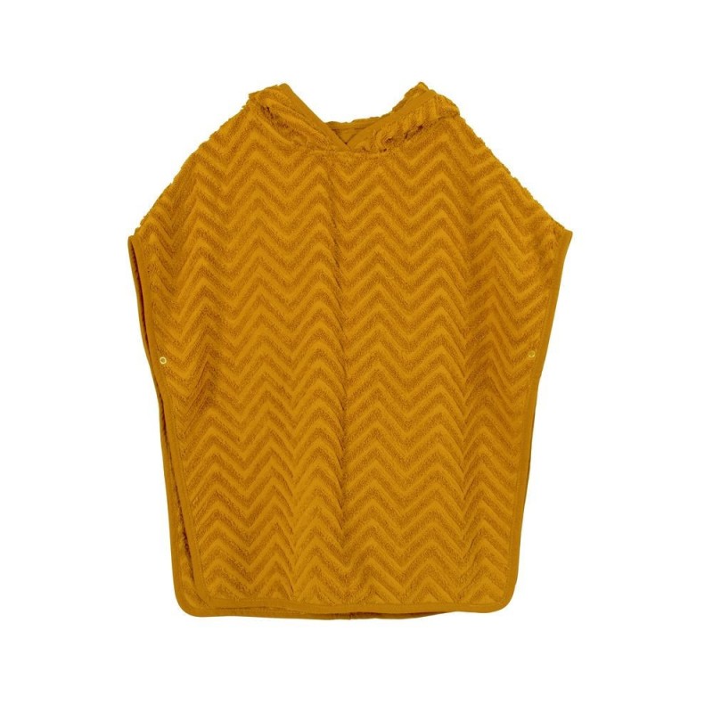 Filibabba - Poncho Zigzag Golden Mustard