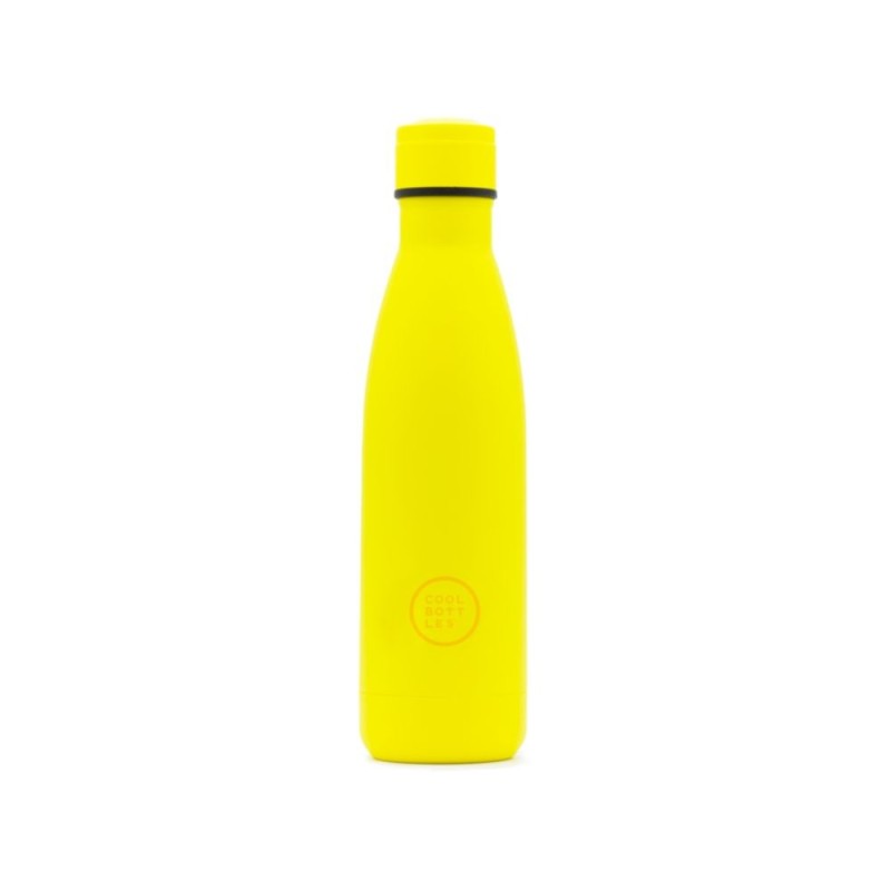 Cool Bottles - Butelka termiczna 500 ml Triple cool Neon Yellow