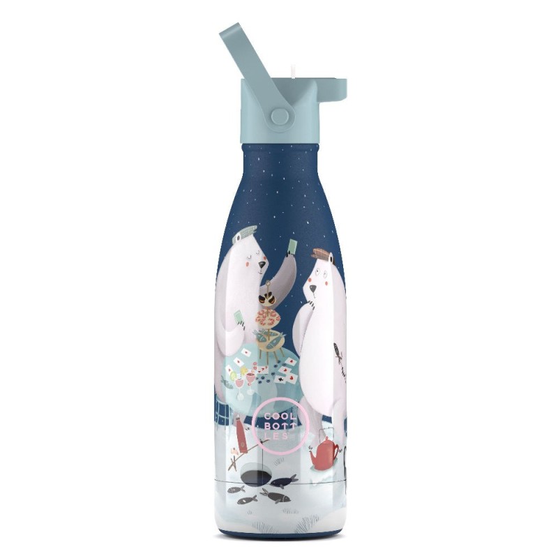 Cool Bottles - Butelka termiczna Kids 350 ml Triple cool Polar Bears