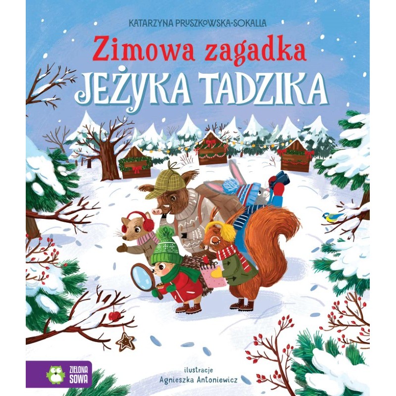 Książka - Zimowa zagadka jeżyka Tadzika